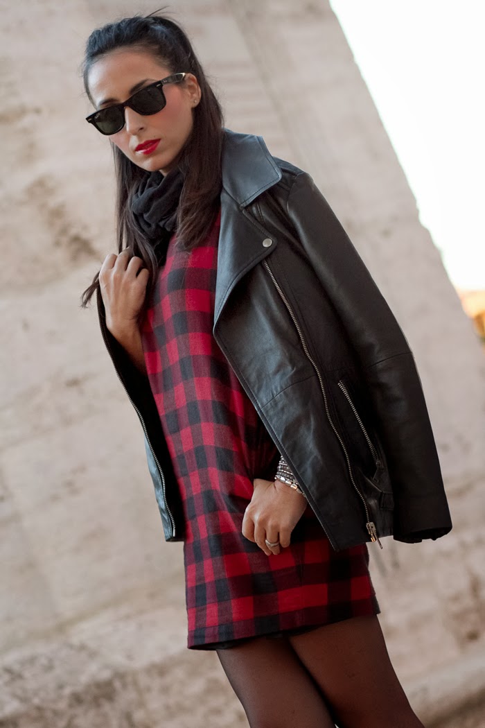 Oversized Leather Biker Jacket: Zara