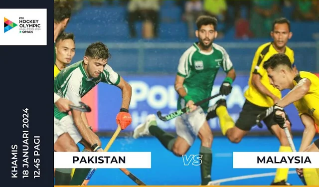 Jadual Siaran Langsung Pakistan vs Malaysia Hoki Kelayakan Olimpik 2024