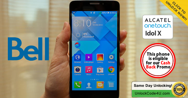 Factory Unlock Code for Alcatel One Touch Idol X