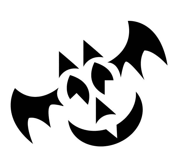 free baby vampire bat pumpkin stencil pdf download