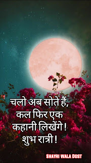 Good Night Quotes in Hindi | शुभ रात्रि सुविचार,