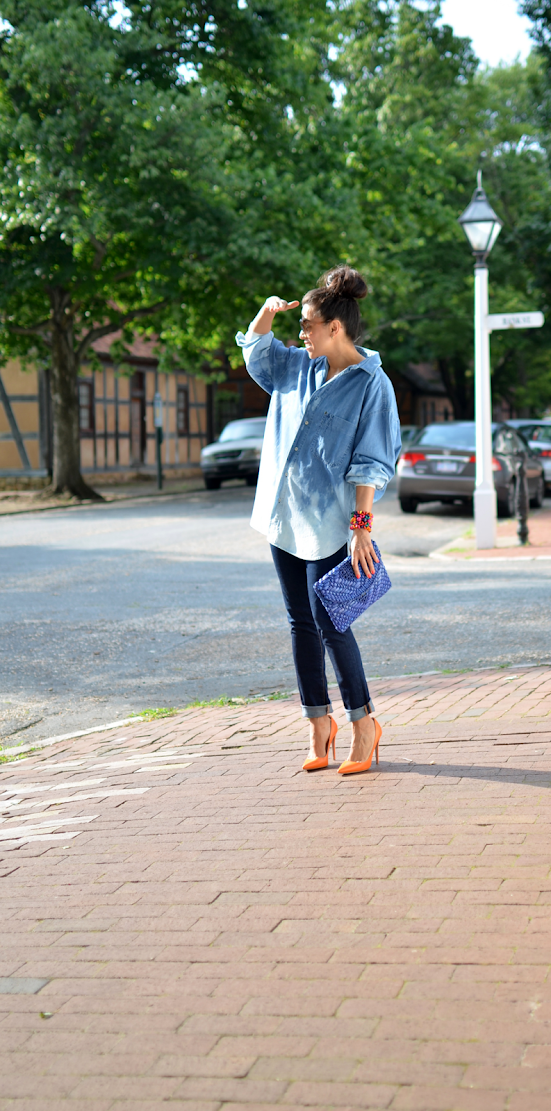 ALL DENIM OUTFIT STREET STYLE