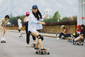 Amid Covid-19 shutdowns, Chinese women flock to skateboarding, posted on Tuesday, 19 July \2022
