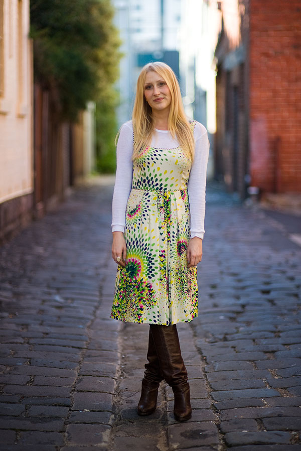 Melbourne Street Style... A little bit Collette Dinnigan