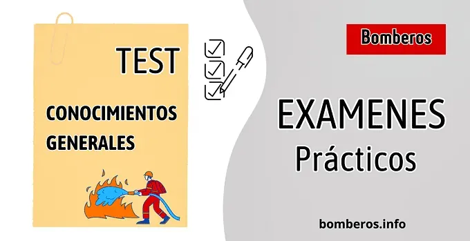 Examen test para bomberos oposiciones