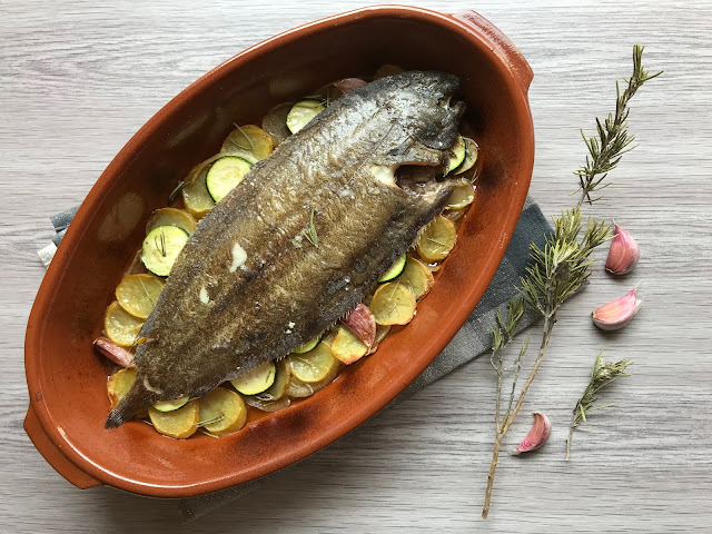 lenguado al horno receta