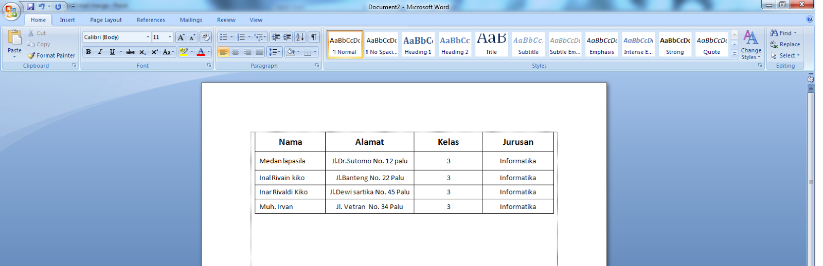 Panduan Sederhana Microsoft Office 2007: Cara membuat mail 