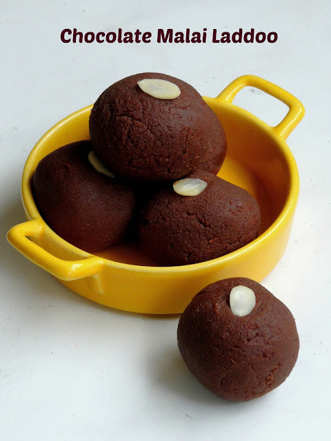 Chocolate Malai laddoo