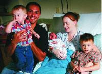 All three of William and Jenna Cotton's children were born on Oct. 2