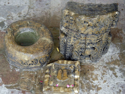 original mortar where Krishna was tied by rope by mother yashoda