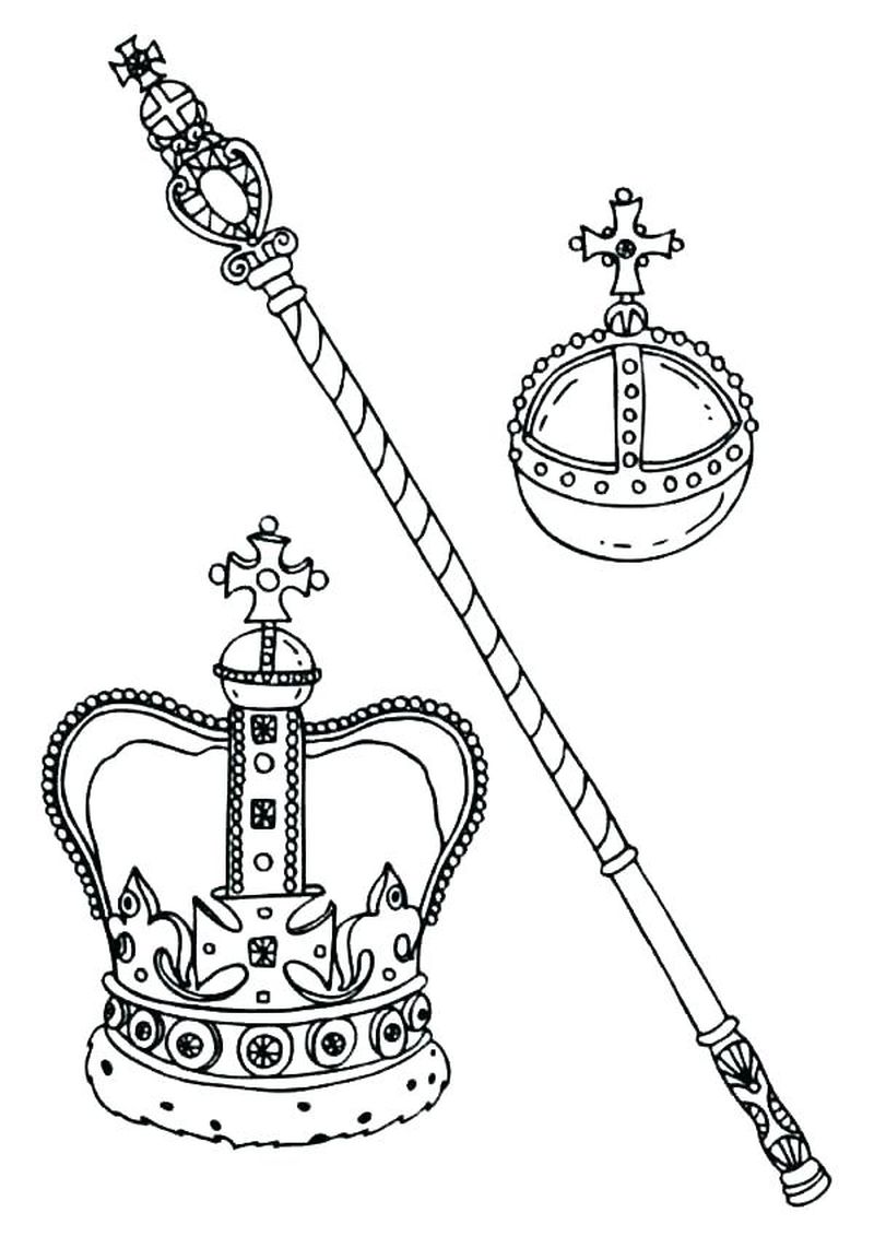 Download Coloring Pages Of A Crown To Print Free