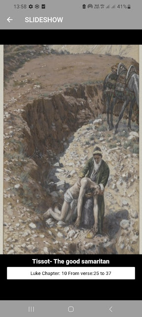 f) Tissot - The good Samaritan Luke 10:25-37