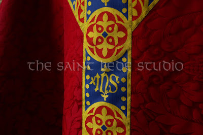 Red Gothic Revival Vestments