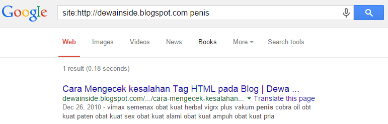 Mencari Query Blog