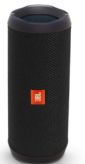 4 Jbl Flip Waterproof Portable Bluetooth Speaker - Black