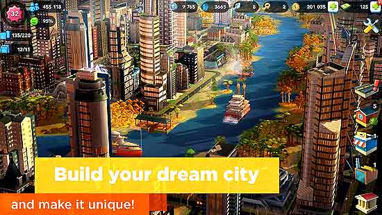 SimCity BuildIt Mod Apk For Android