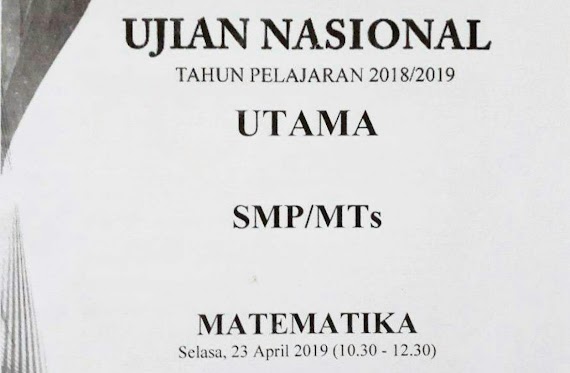 Soal Dan Jawaban Matematika Dasar Smp