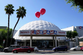 IT Chapter Two Hollywood Cinerama Dome balloon installation