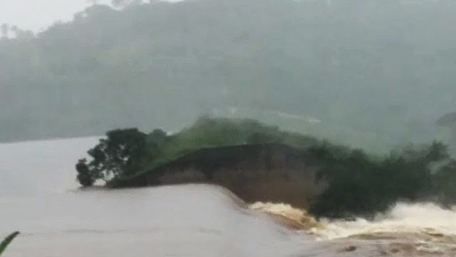 Após rompimento de barragem em Pedro Alexandre, 350 famílias estão desalojadas; 40% da cidade está submersa