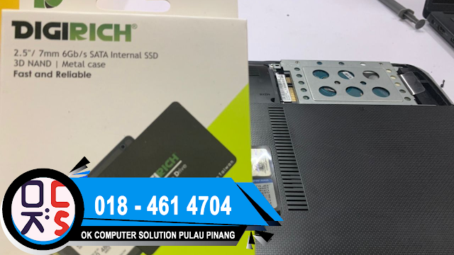 SOLVED : KEDAI LAPTOP BUTTERWORTH | ASUS A43S | SLOW & HANG | UPGRAPE SSD 240 GB