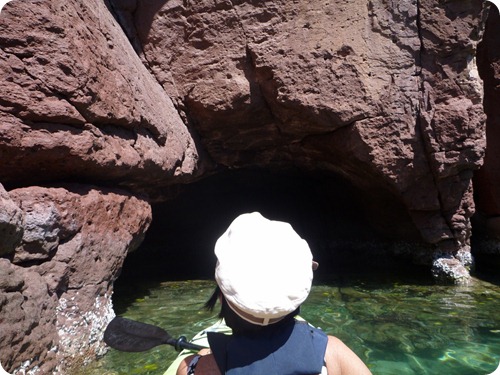 Crystal clear water at Ensenada La Grande