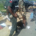 Hoodlum arrested with blood stained female pant in Rivers state (Photos)