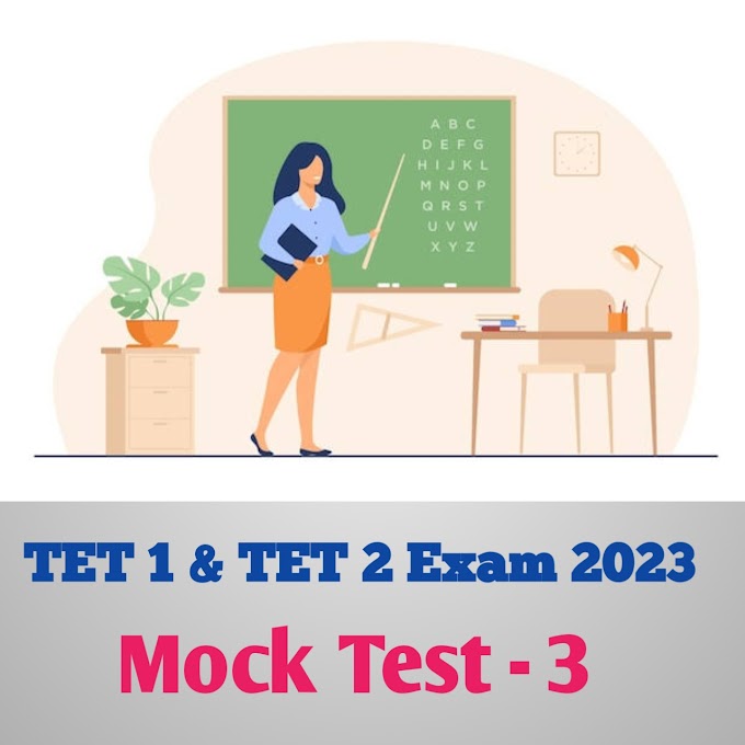 Tet and Tet exam Test  Mock Test - 3 Manovigyan