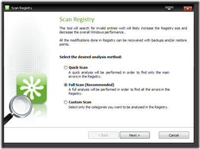 Quicksys RegCleaner 2009 2