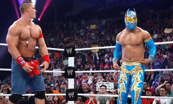 Pictures Of John Cena 2011. John Cena amp; Sin Cara def.