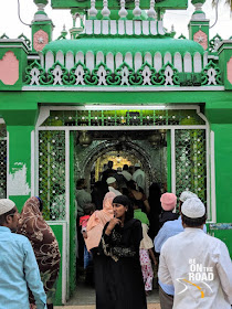 Entering one of Bangalore's most famous dargahs