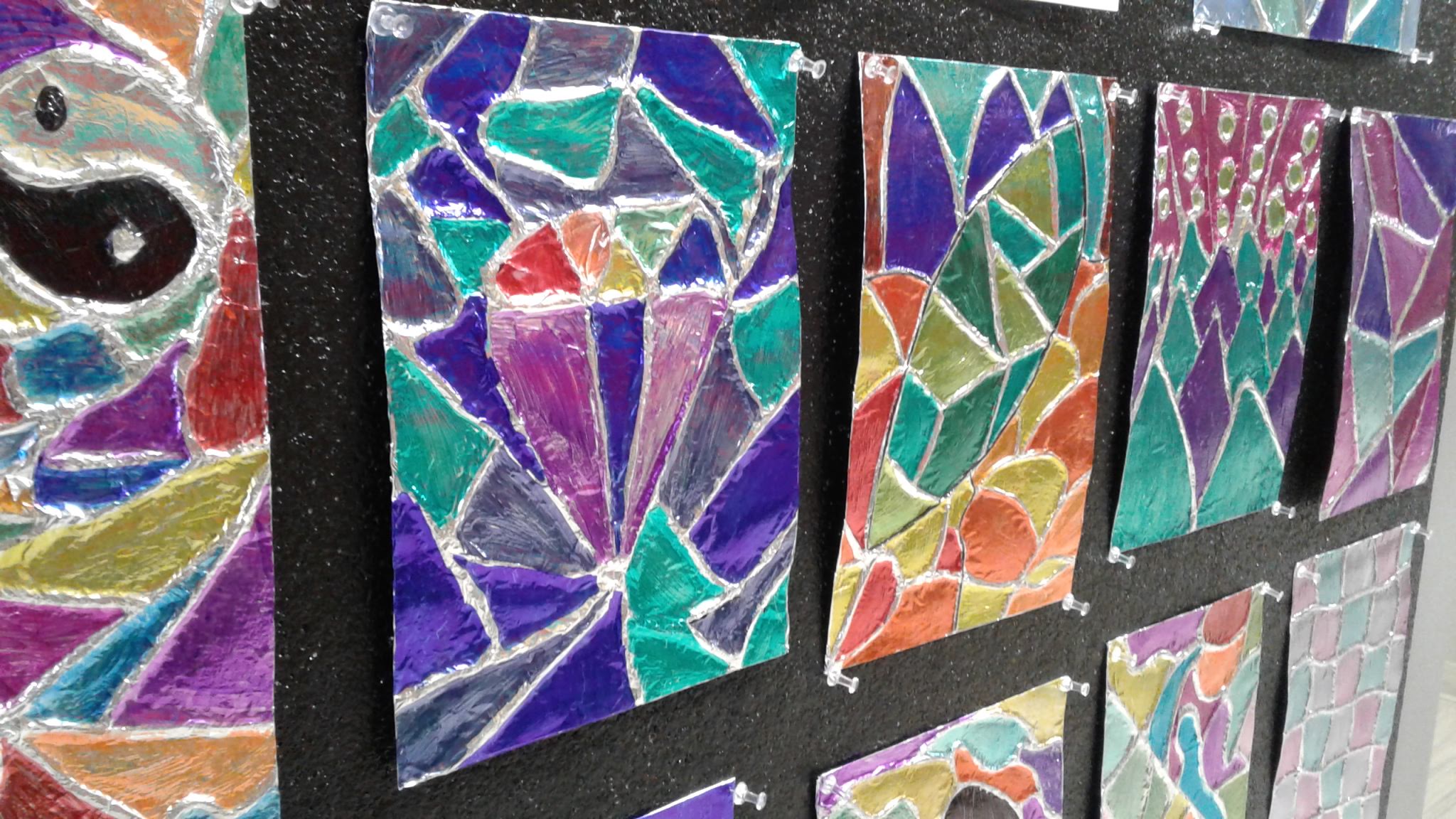 How To Make Colourful Embossed Foil Art - Mary Frances Trust