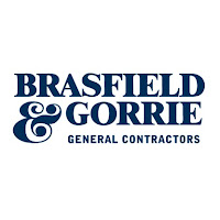 Logo for the Brasfield and Gorrie featuring their name
