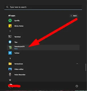 Membuat Taskbar Windows 11 Transparan Sepenuhnya