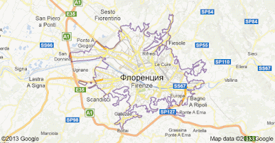 Флоренция карта