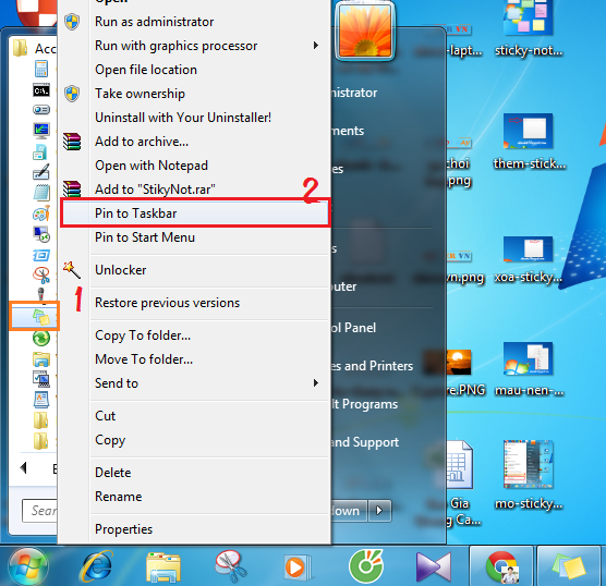 Sticky Notes Pin To Taskbar