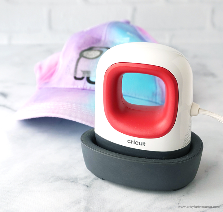 Cricut EasyPress Mini with Among Us Tie-Dyed Hat