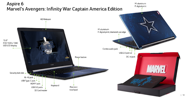 Acer Aspire 6 Captain America Edition