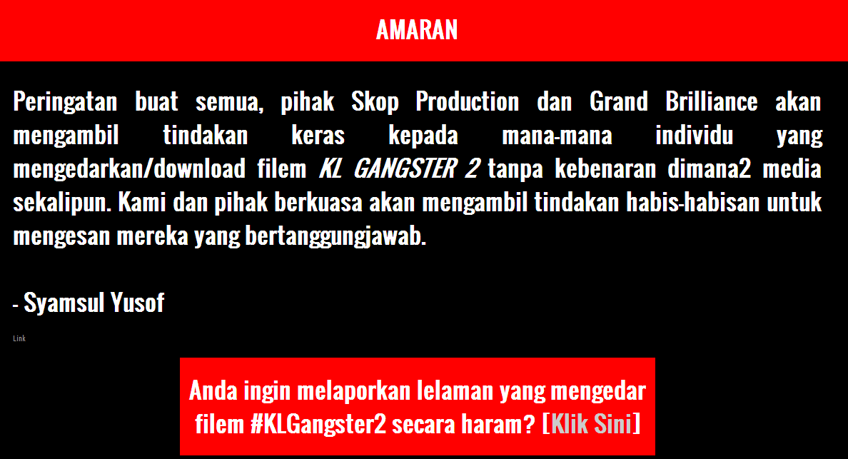 Si Penjual Aiskrim: KL Gangster 2 leaked version 2013