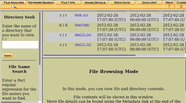 file analysis on autopsy