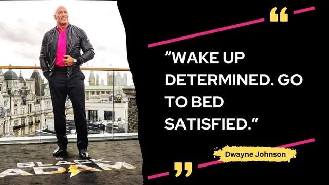 Dwayne Johnson Motivational Quotes, Dwayne Johnson Motivational Speech