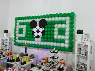 decoração mickey futebol