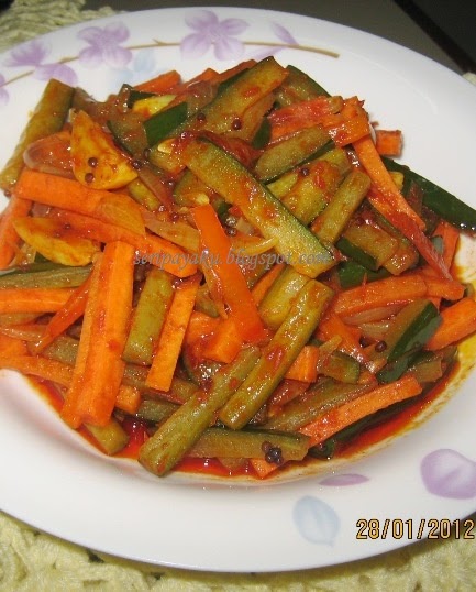 My Kuali: Acar timun masak