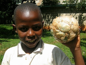 homemade soccer ball, africa, plastic bags