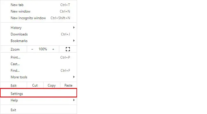 كيفية تعيين الصفحة الرئيسية في Google Chrome - الخطوة الثانية