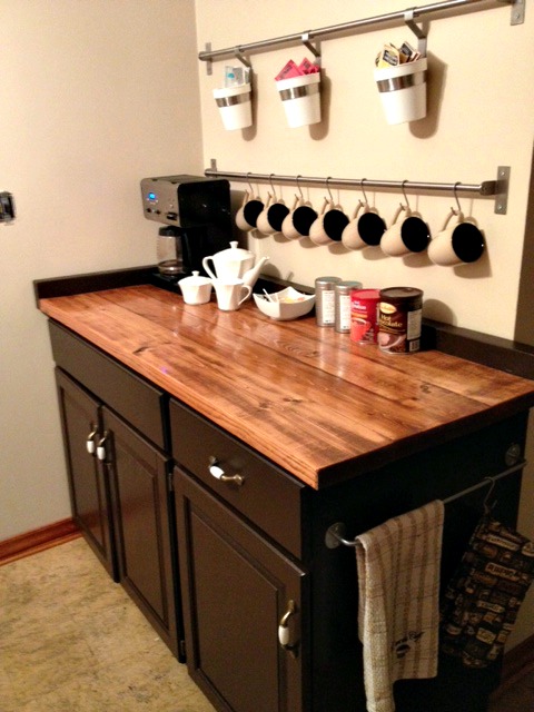 love the transformation from those old cabinets to this beautiful 