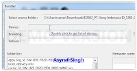 device selector - flashtool xperia