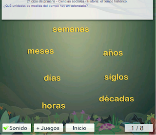 http://www.mundoprimaria.com/juegos-conocimiento-del-medio/juego-tiempo-historico/