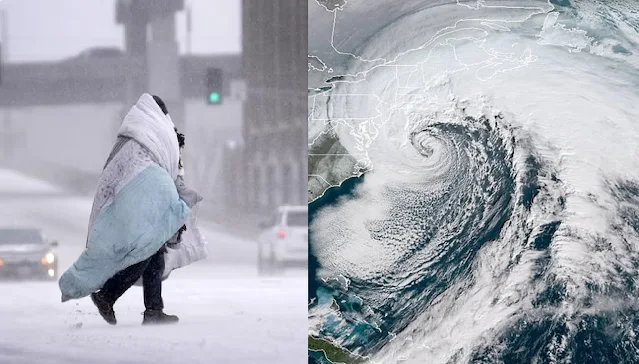 ALERT ISSUED AS BOMB CYCLONE SET TO BRING HURRICANE-LIKE CONDITIONS TO EIGHT STATES