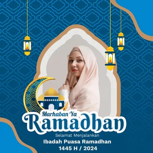 twibbon marhaban ya ramadhan 1445 hijriah 2024 gratis