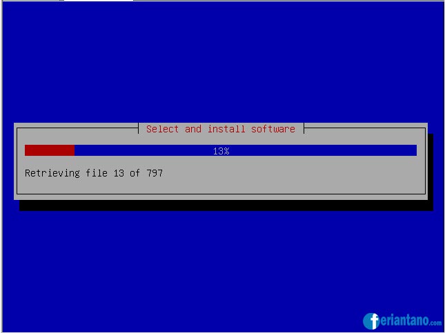 Cara Install Debian 5 Lenny Berbasis Text (CLI) Lengkap Dengan Gambar - Feriantano.com